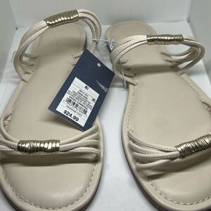 Universal Thread Women's Aura Two Band Slide Sandals Size 8 1/2
